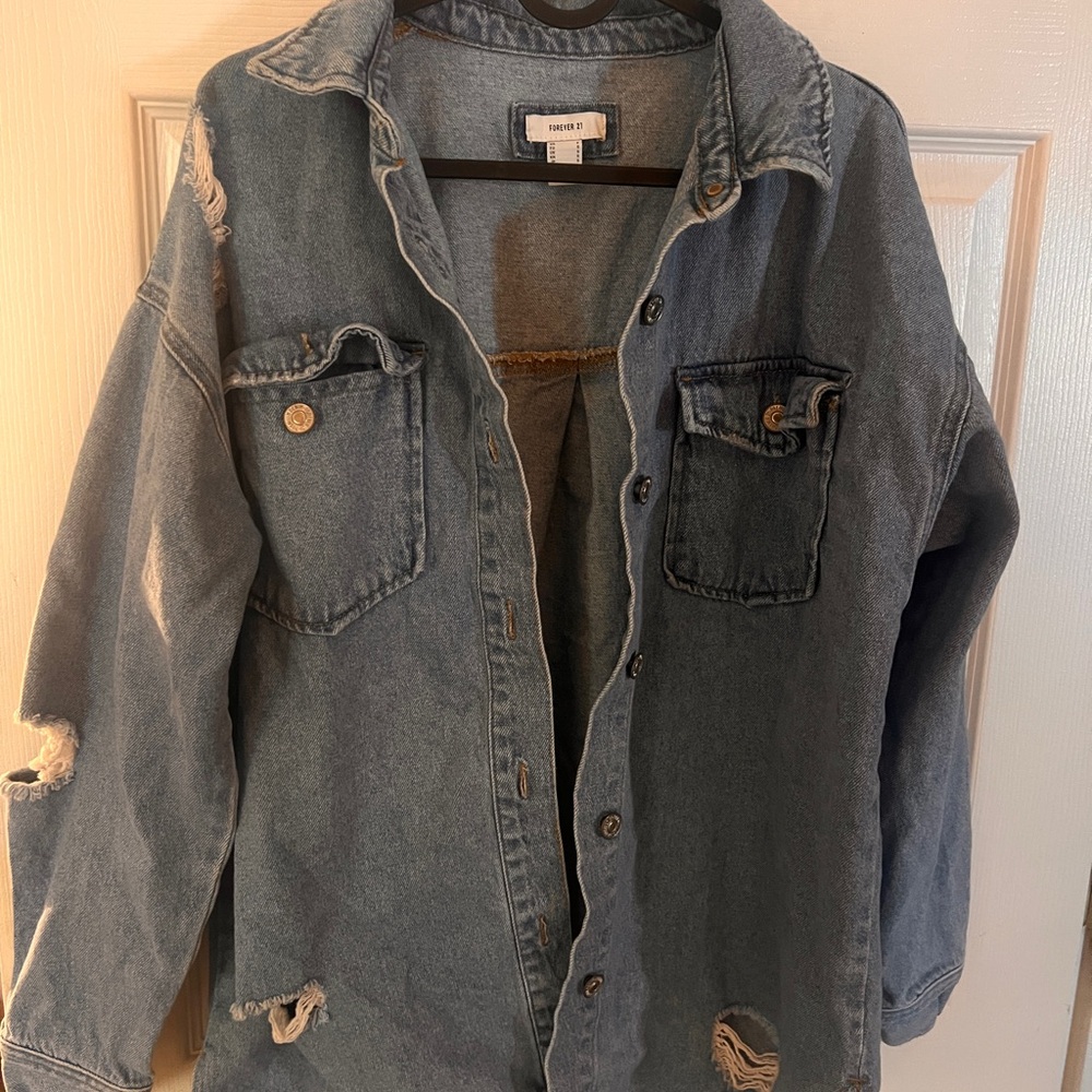 Forever 21 Light Blue Denim Jacket